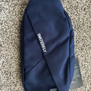 Men's Navy Sling Bag